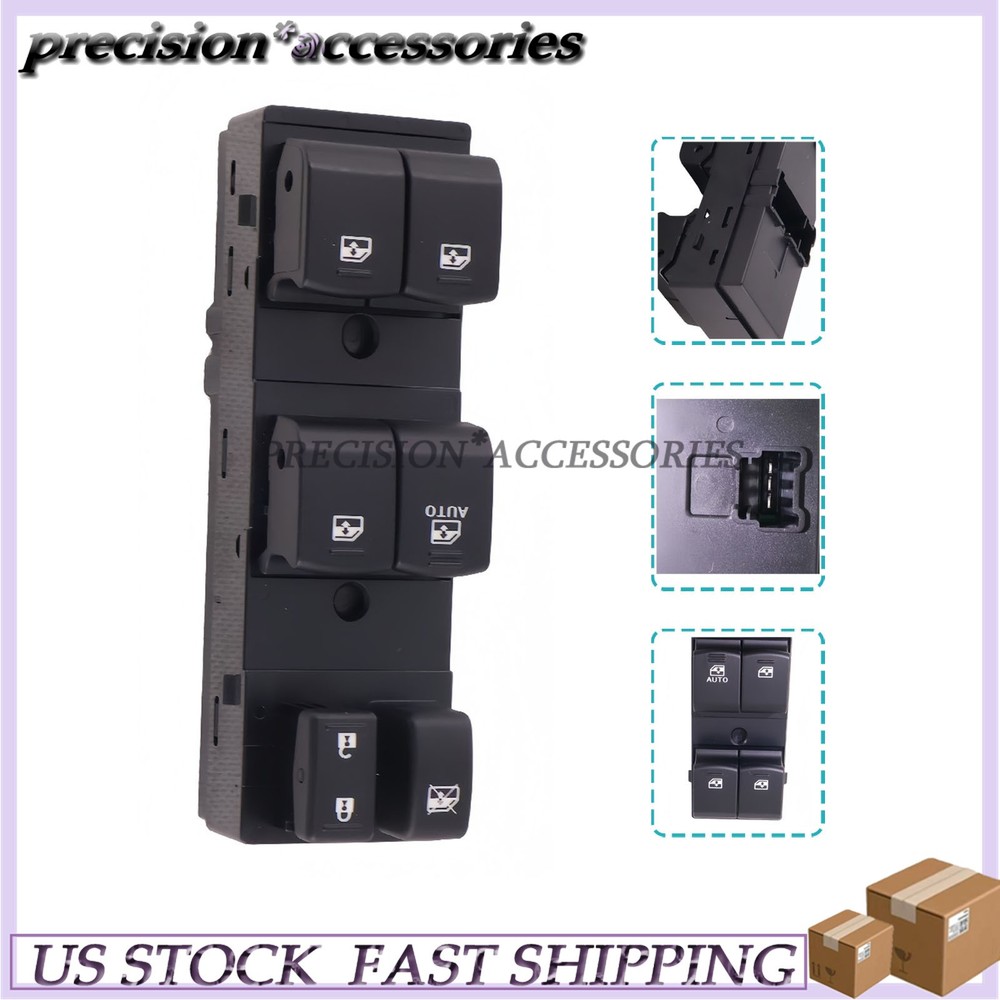 Left Front Master Window Switch Black For 2014-2018 83071SG010 Subaru Forester