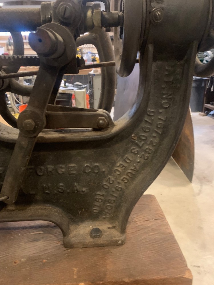 Antique Champion Blower & Forge Drill Press Wall Mount