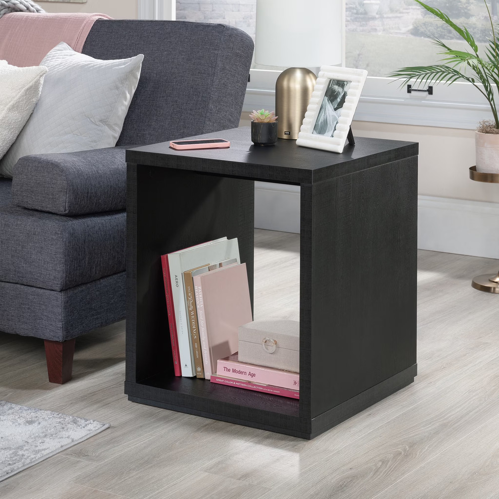 Westley End Table, Black Wood Finish