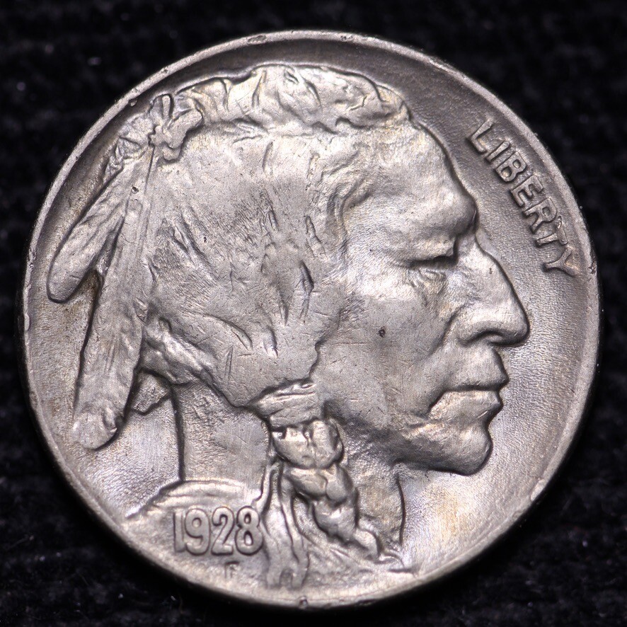1928 Buffalo Nickel CHOICE UNC FREE SHIPPING E640 WES
