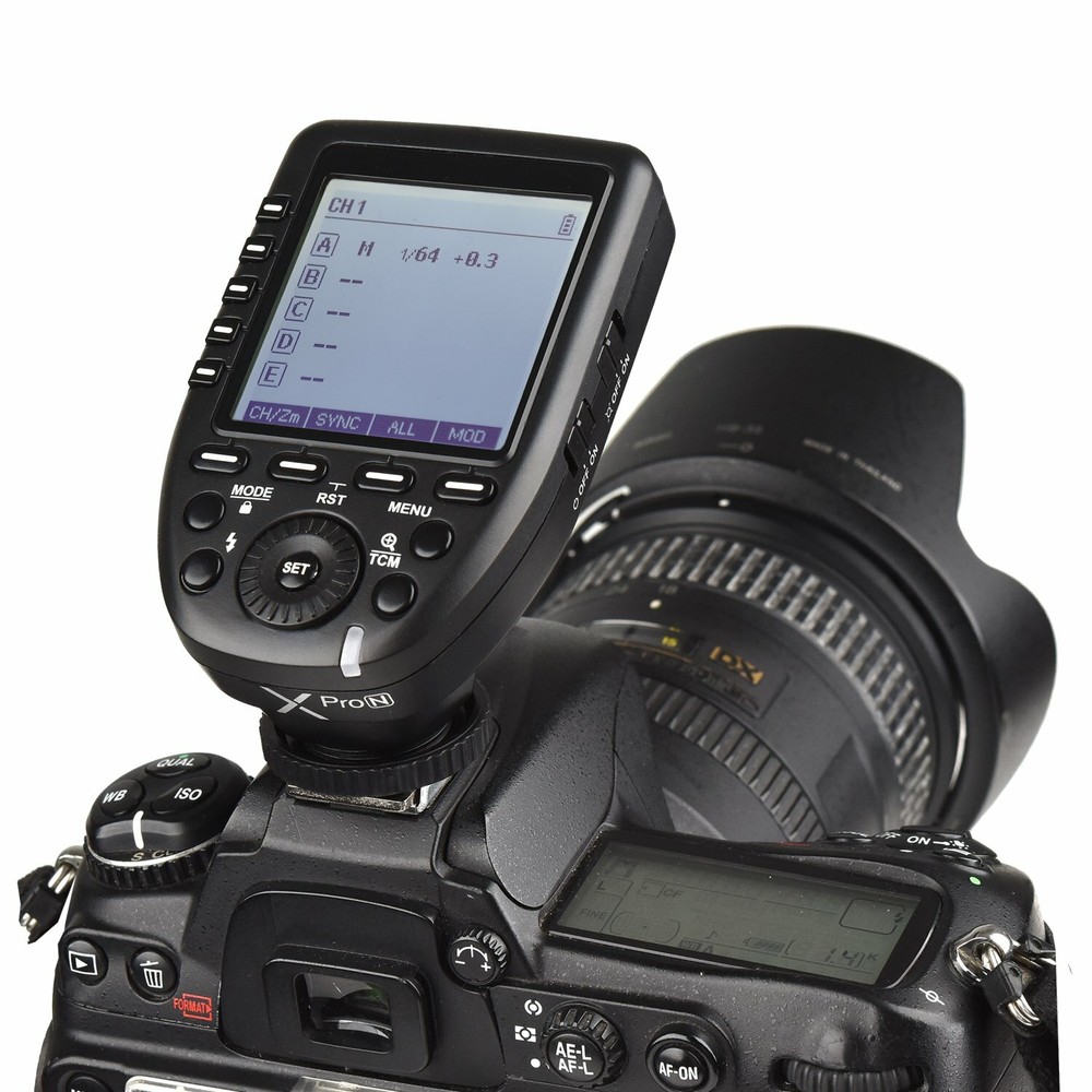 Godox XPro-N XproN 2.4G Wireless HSS Flash Transmitter Trigger For Nikon Camera