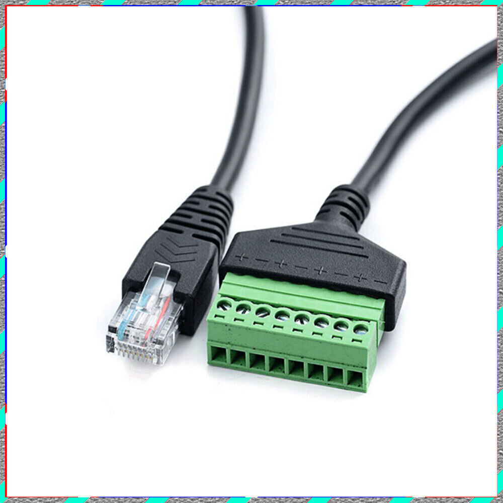 Solderless belt screws can be fixed terminal RJ45 network cable extension cable