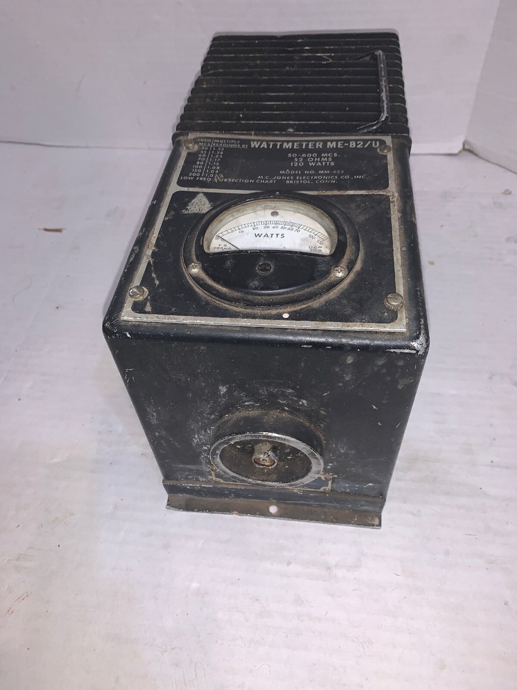 M. C. Jones Electronics Co. Wattmeter ME-82/U