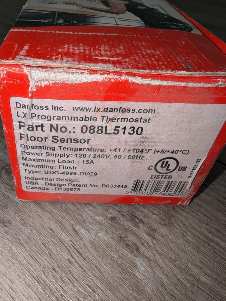Danfoss 088L5130 LX Programmable Thermostat
