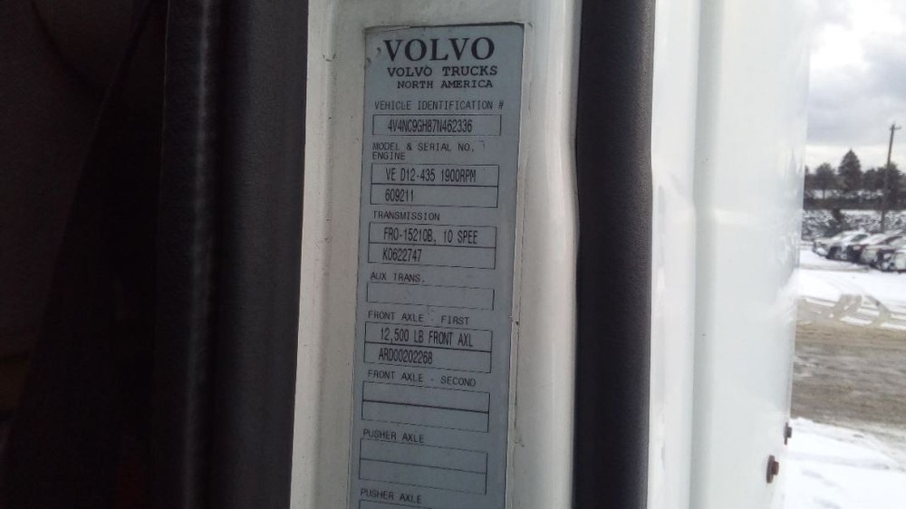 2007 Volvo VNL Wiper Switch (9606538