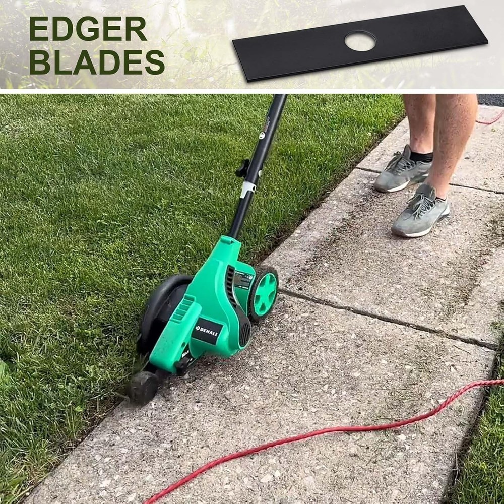3 Pack Edger Blades 8" x 2" - Compatible with Stihl, Echo, Ryobi - Durable & ...
