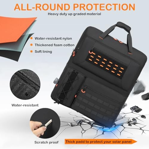 Solar Panel Carrying Case for Jackery SolarSaga 100W 100X 200W, Solar Panel