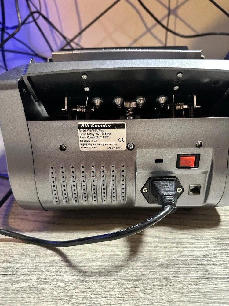 Working WETOLS Money Counter Machine. Tested