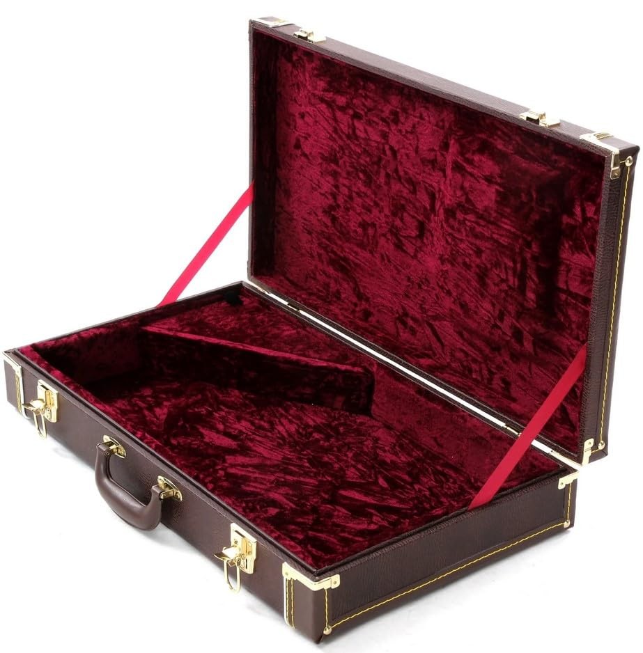 Oscar Schmidt AC449 Hardshell Auto Harp Case. Brown