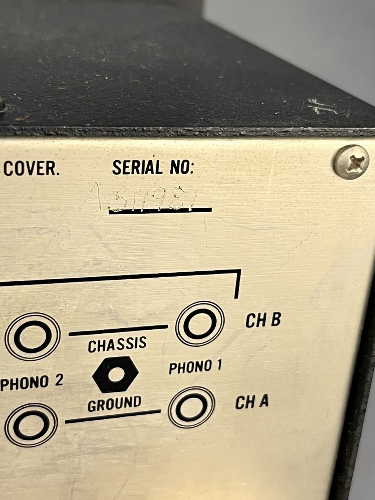 Vintage GAS THOEBE SERVO-LOOP Preamplifier AC100V; Tested