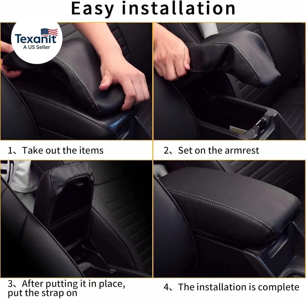 Armrest for 2013-2016 Ford Fusion Black