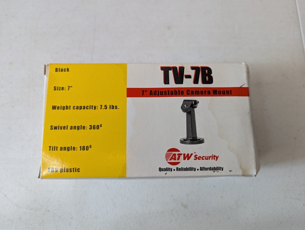 ATW TV-7B 7" Adjustable Camera Mount Black NOS