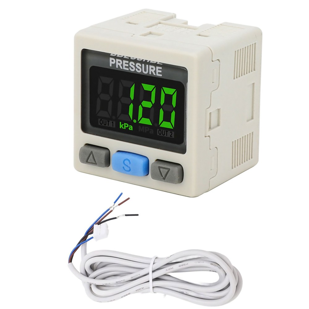 Digital Pressure Switch Pneumatic Vacuum Digital Controller Switch New