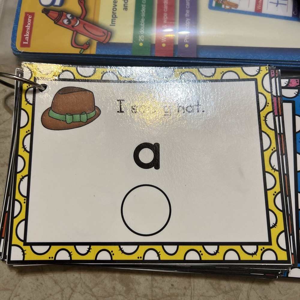 Lakeshore Write & Wipe Sight-Words Practice Cards