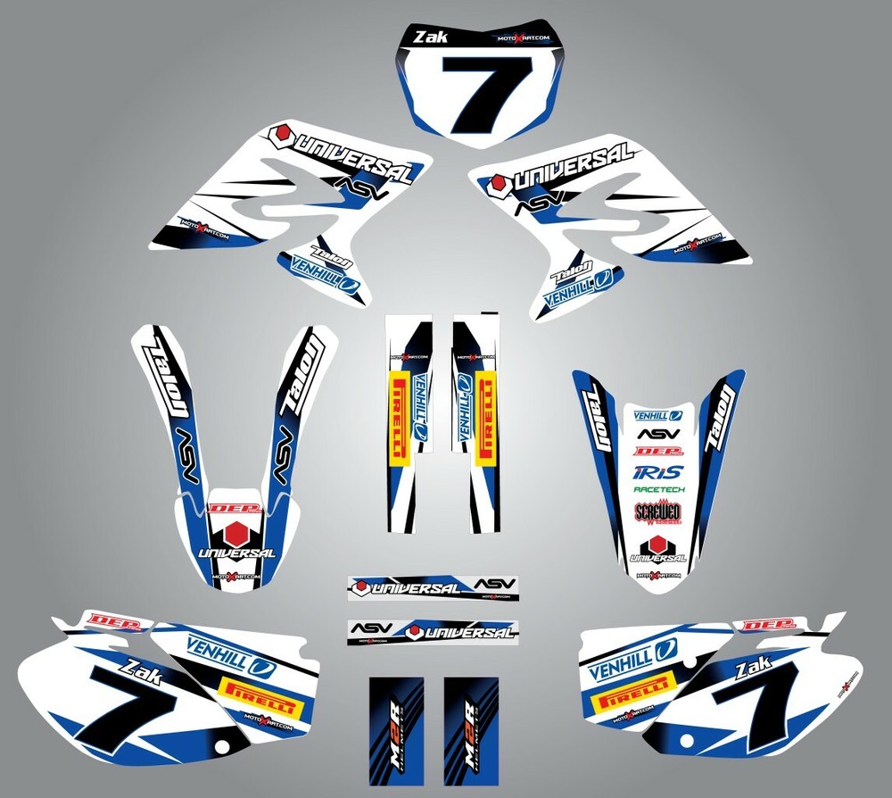 Full  Custom Graphic  Kit - STORM - TM 4 stroke  - 2008 / 2012