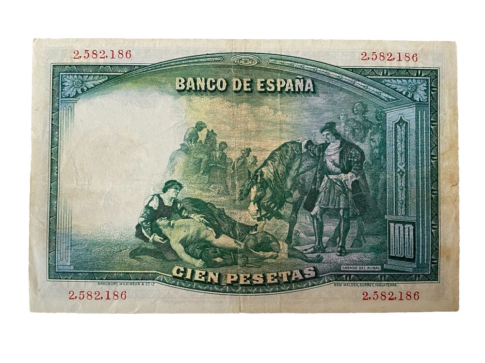 Spain, 1931 100 Pesetas Banknote