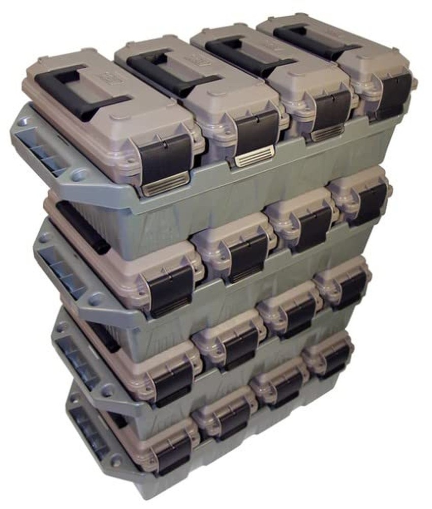 MTM AC4C 4- can Ammo Crate, Convenient size, Stackable, easy carry and transp...