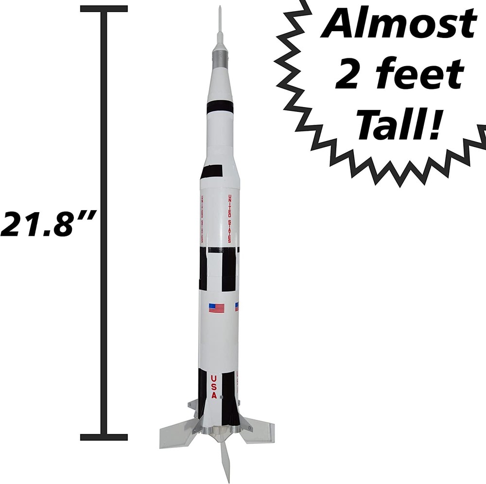 Estes Saturn V Model Rocket Starter Set - Includes Rocket, Launch Pad+Controller