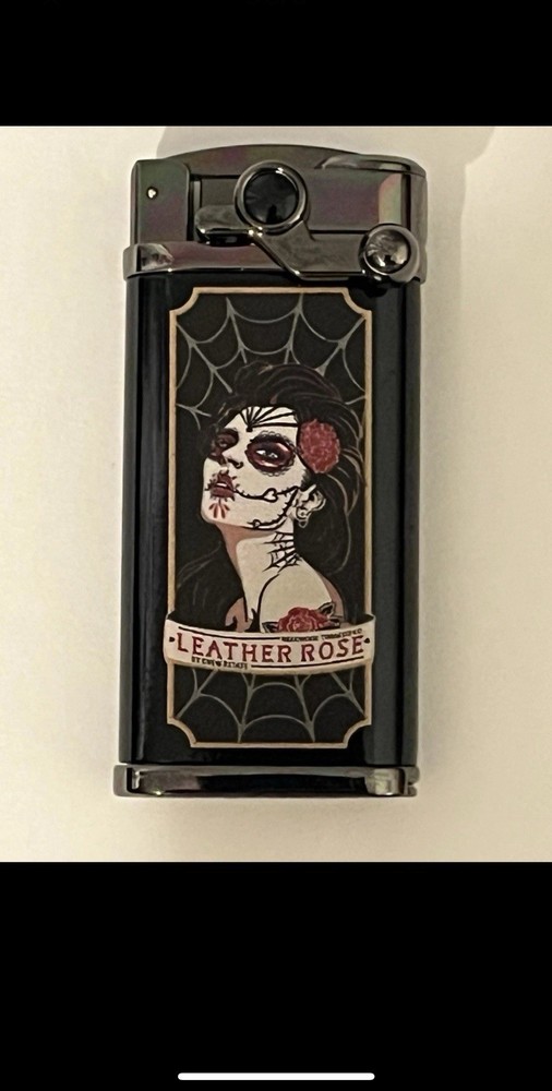 Deadwood Leather Rose Cigar Torch Lighter