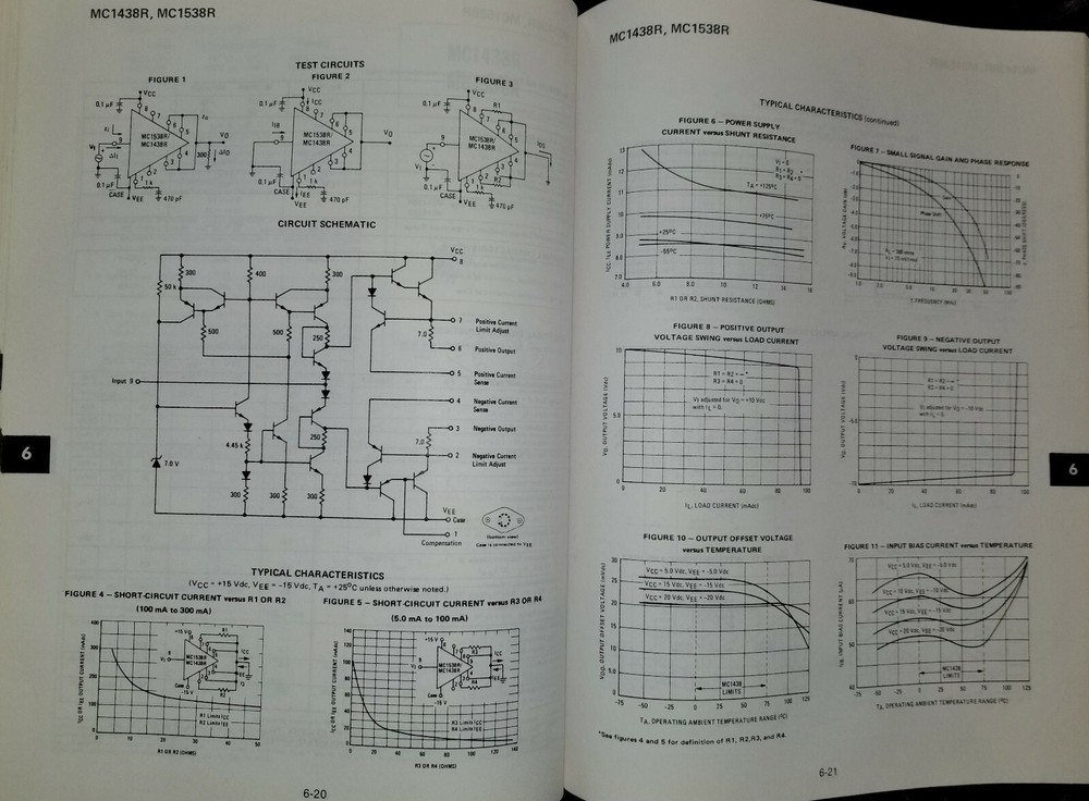 USED 1979 Motorola Linear Integrated Circuits
