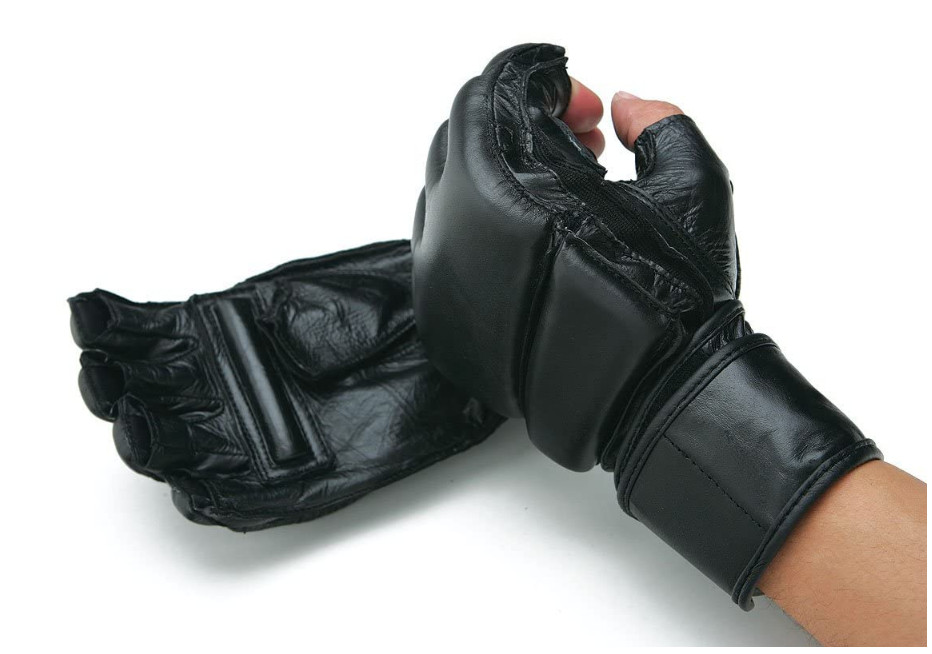 MMA Leather Glove - Sparring - Training- Boxing-Protection