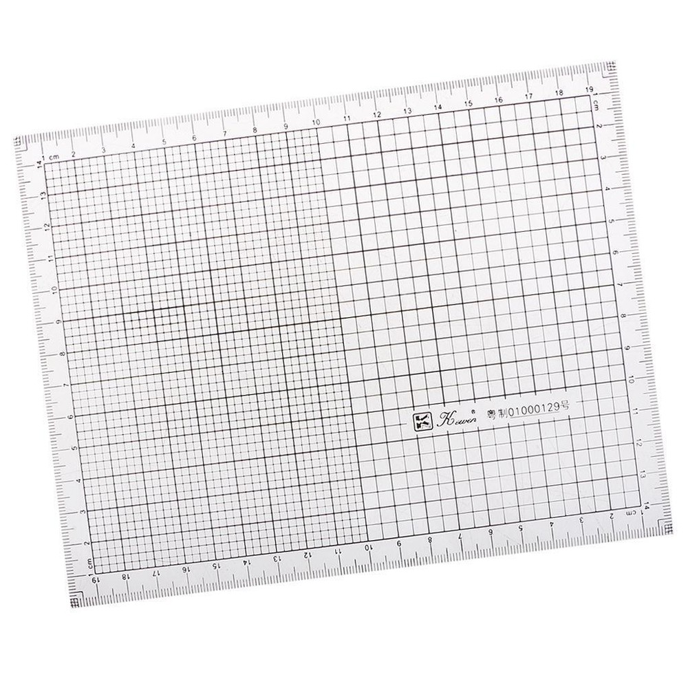 Acrylic Coordinate Ruler Grids Ruler for Hand Drawing