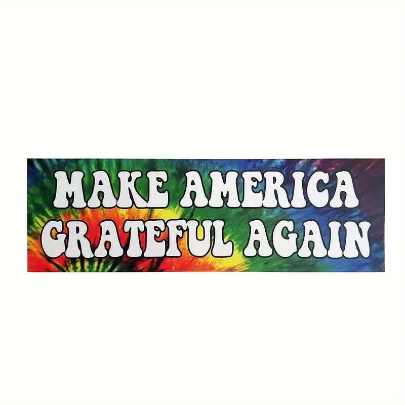 Grateful Dead Sticker, Bumper Sticker, Grateful Dead Decal, Large 2.5"x8"