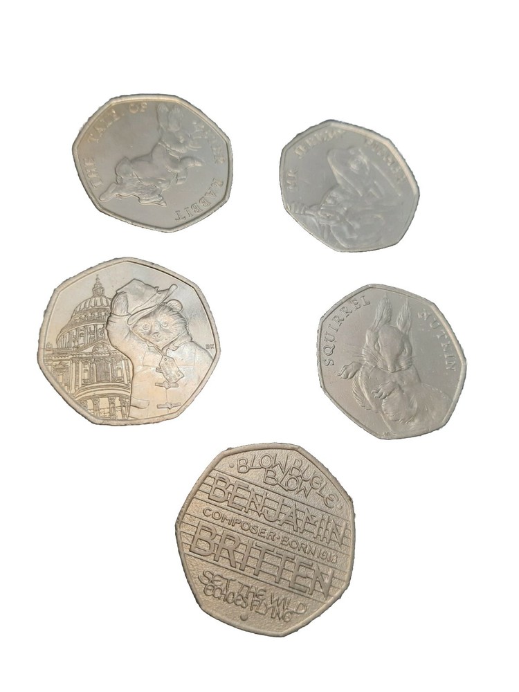 coins collection bulk lots 50p