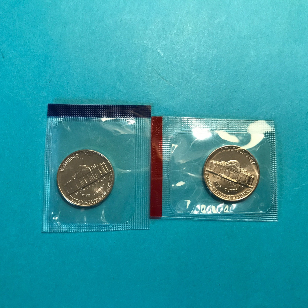 1996 P&D Jefferson Nickel Unc FREE SHIP