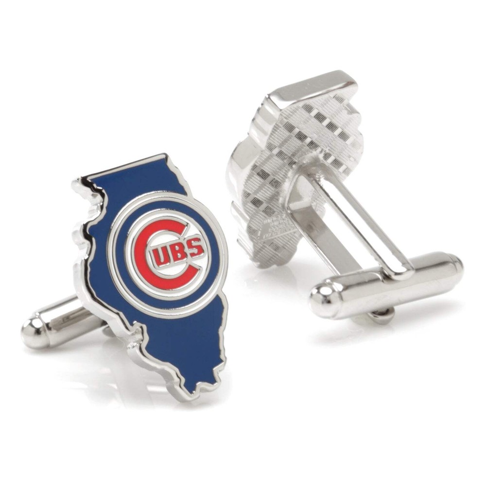 MLB Chicago Cubs State Shaped Cufflinks