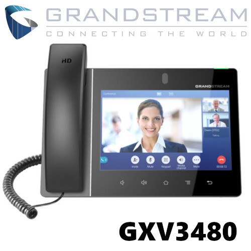2 Pack Grandstream GXV3480 8" LCD Touchscreen Deskphone w/ 2MP Camera Android 11