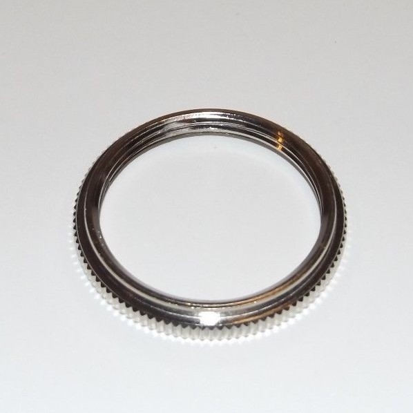 NICKEL PLATED SOLID BRASS UNO RING FOR UNO THREADED SOCKETS LAMP PART 40295NJB