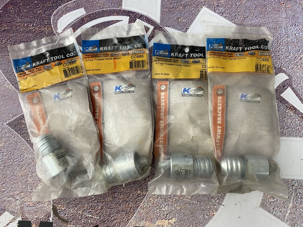 Kraft Tools CC685 Multi-Twist Threaded Handle Adapter Qty 4