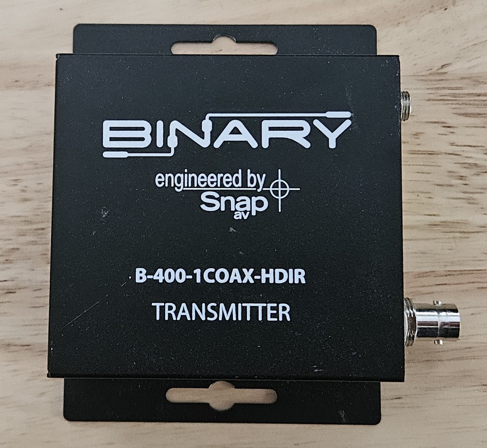 Binary B-400-1COAX-HDIR HDMI Over Coax Transmitter