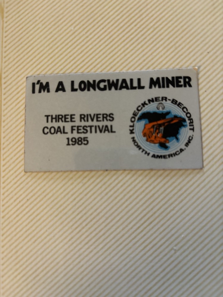 coal mining stickers (2025 Listing) Item 537