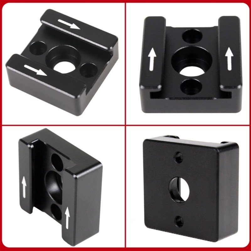 Cold Shoe Holder Mount Base for Easy Attachment Studio Lighting Hand Tool