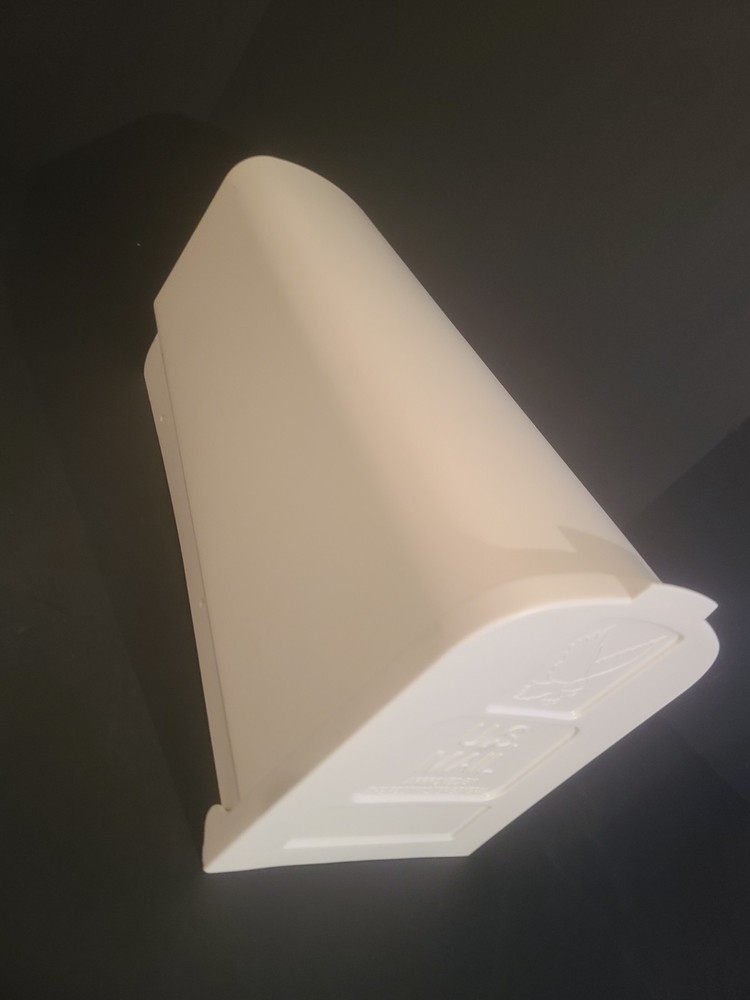 NEW Architectural Mailboxes Parsons White Medium Plastic Post Mount Mailbox