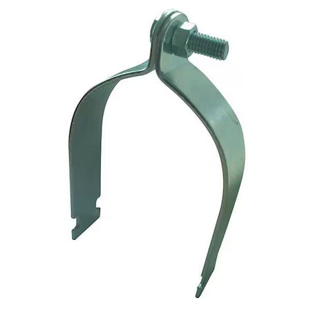 Strut Pipe Clamp, 4 In, Galvanized Steel,  22Fp73
