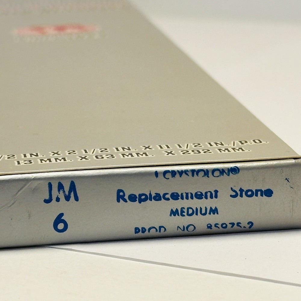 Norton Sharpening Stone JM6 Medium Replacement Stone 11.5" x 2.5" x 0.5"