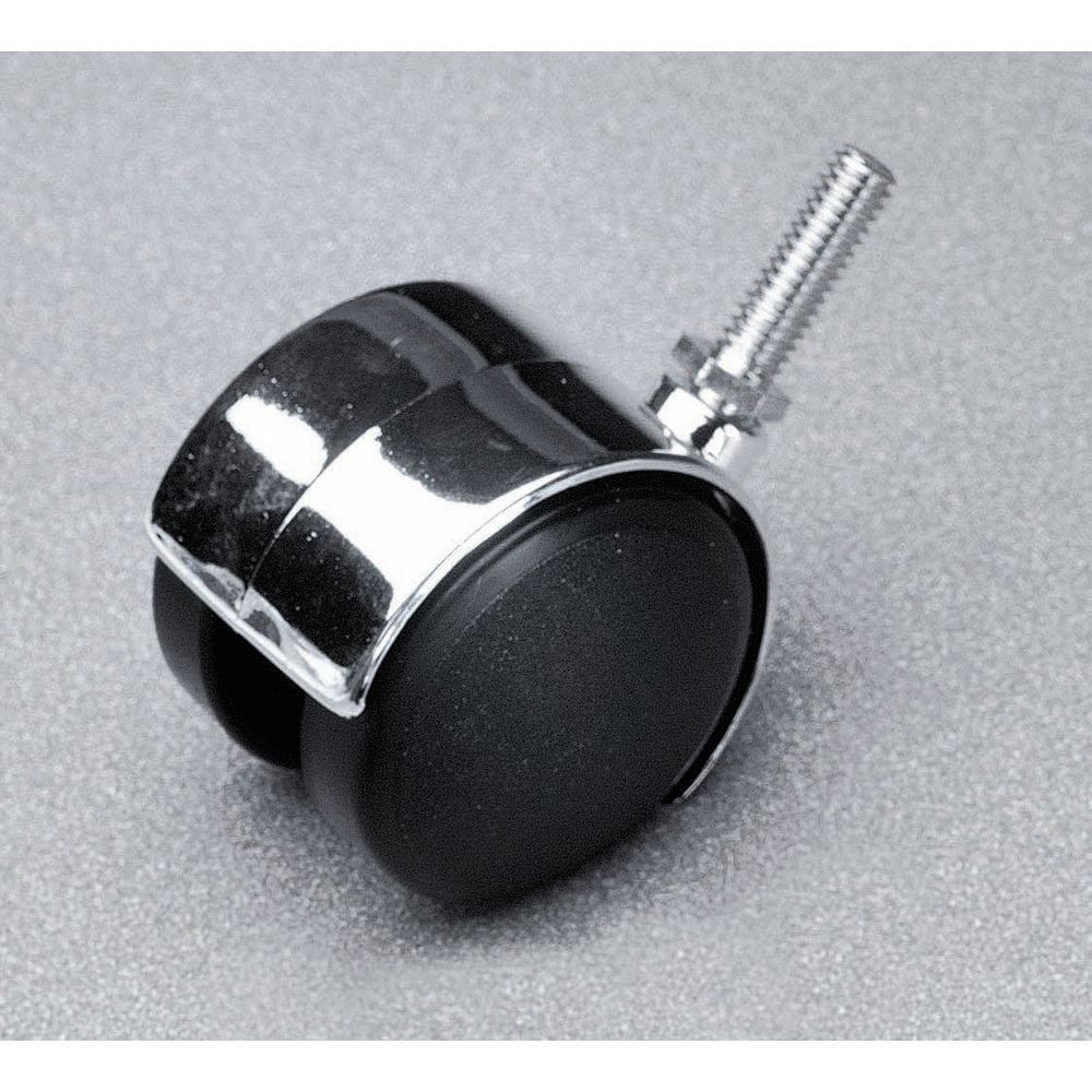 1" StemTwin Wheel Chrome Casters