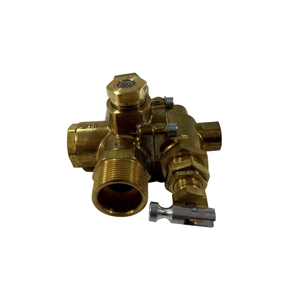 Combo Pilot, Unloader, Check Valve, With Throttle, 6.5HP Gas Air Comps + Below