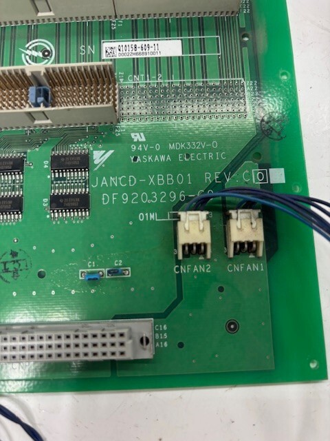 YASKAWA CONTROL BOARD JANCD-XBB01 REV C.