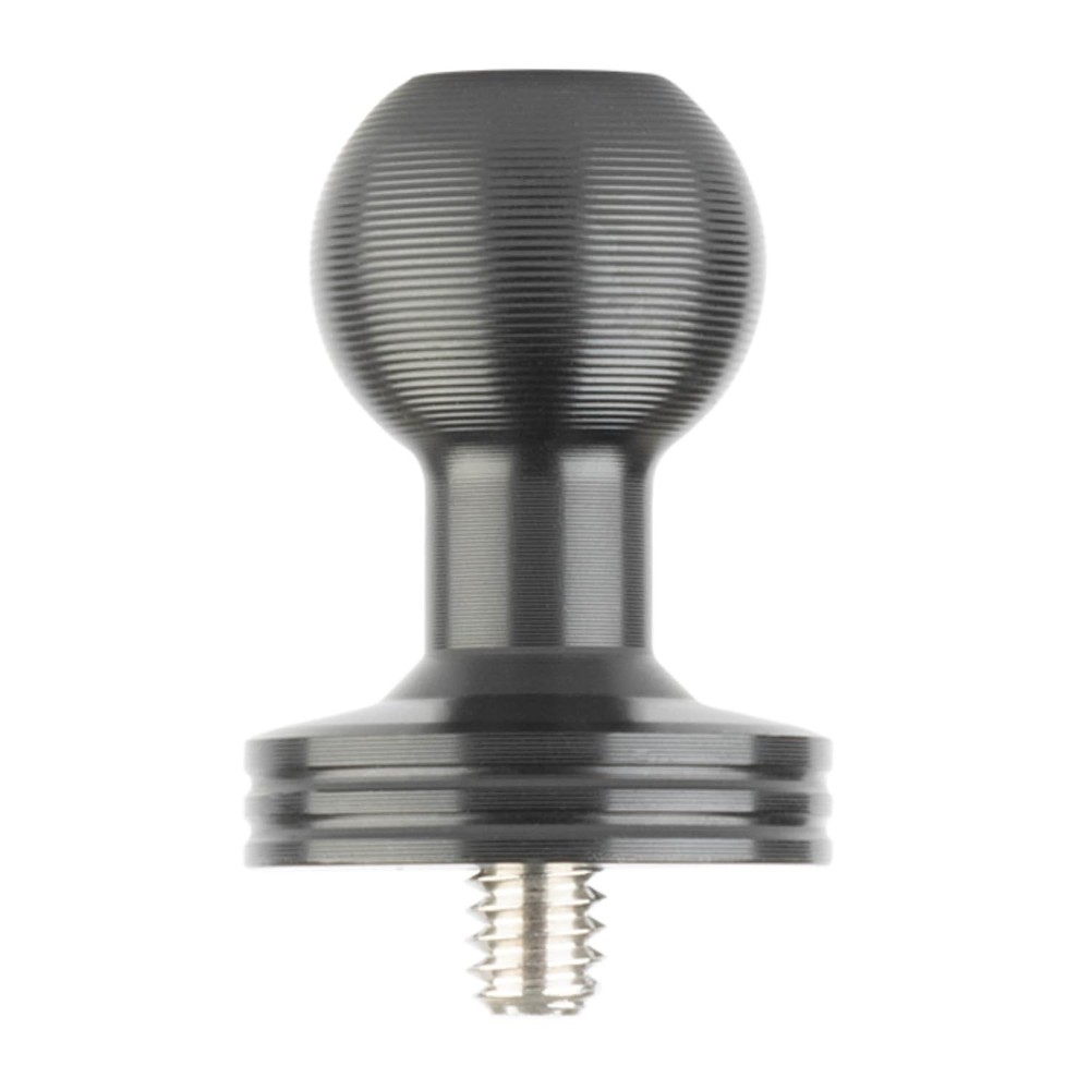 Aluminum 1/4"-20 Threaded Camera Adapter with Integrated 20mm Ball
