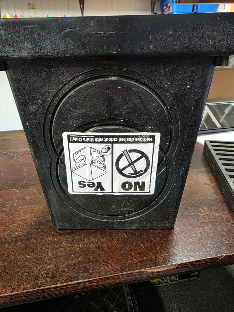 POLYLOK 9"x9" Catch basin w/ grate