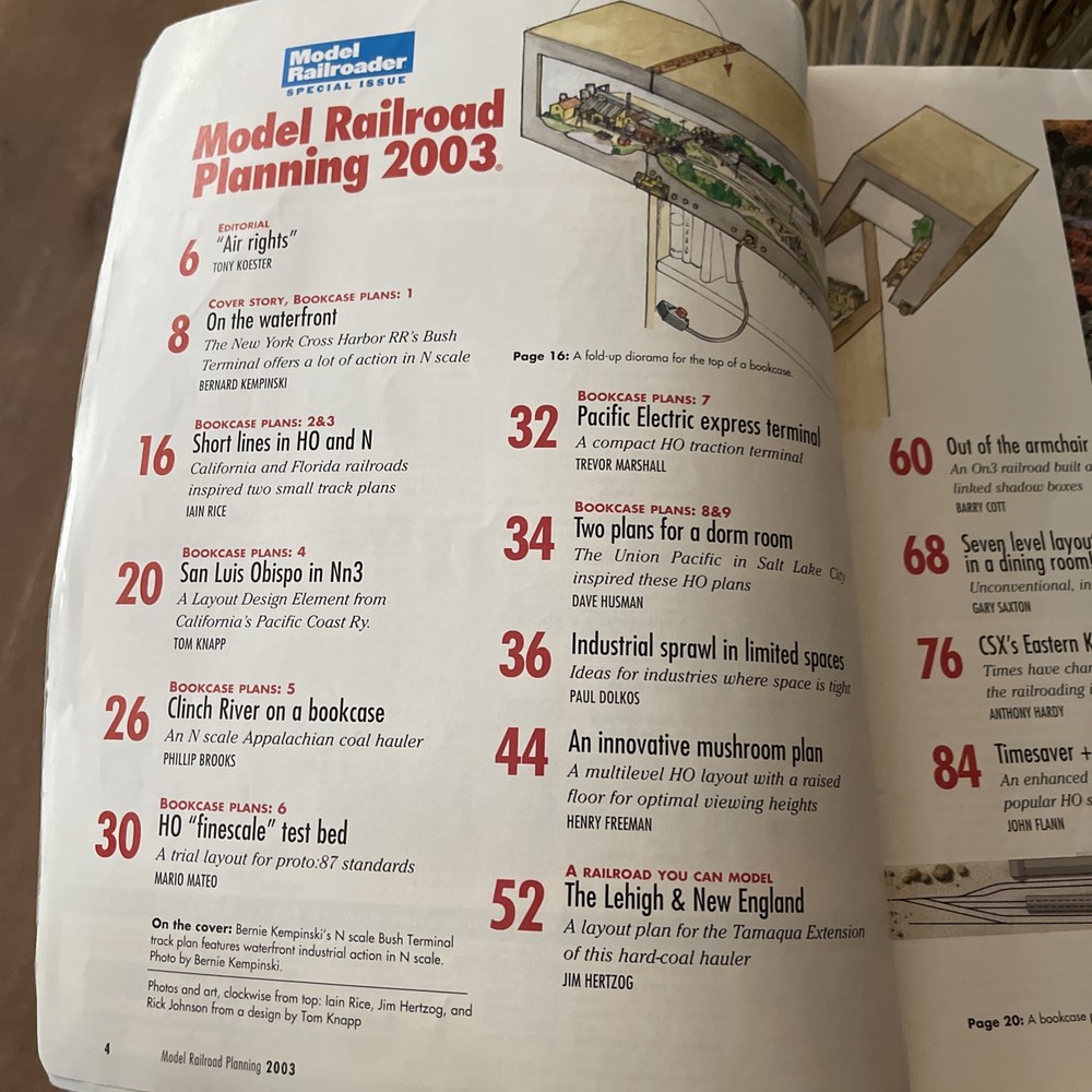 Model Railroader Magazine Model Rail Roading 2003 Special Issue