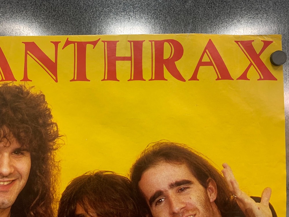 Anthrax - Masterpiece Enterprise Ltd 1987 poster