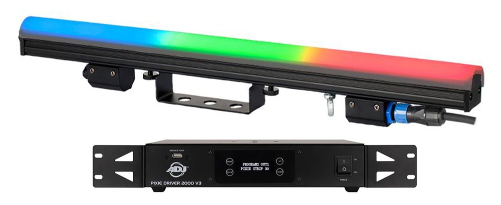 American DJ PIXIE DRIVER 2000 V3 Lighting Controller+Pixie Strip 30 Light Bar