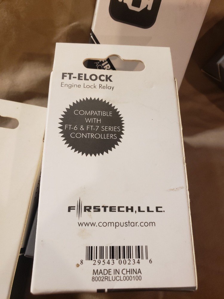 Lot Of 8 Compustar Firstech FT-ELOCK Engine Lock Relay