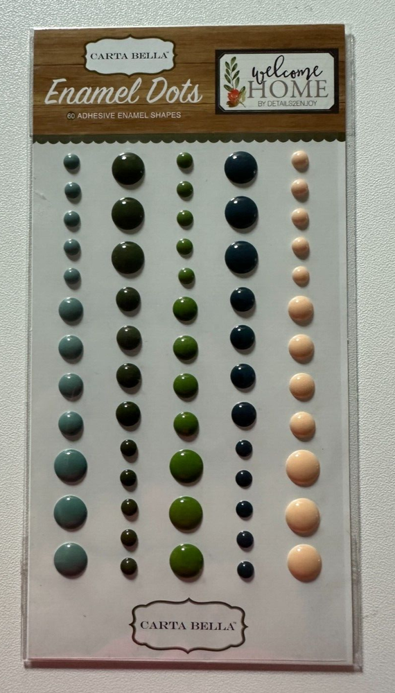 Carta Bella Enamel Dots-Multiple Variations Available-You Choose