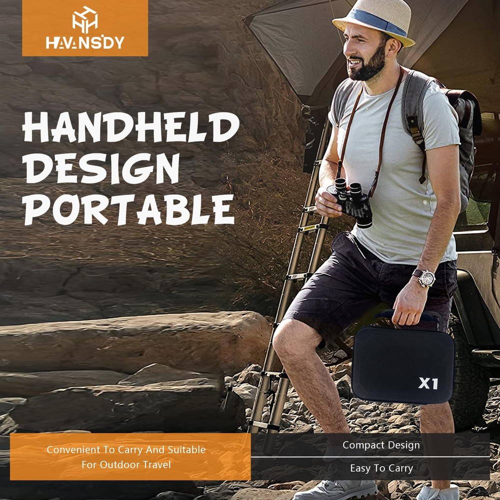 Black Camera Cases for Hoverair X1 Drone - Store Drone, Compact, Balck